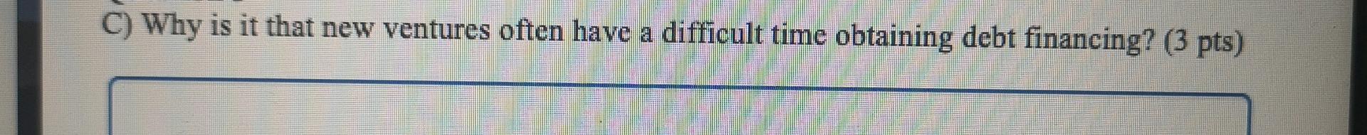 Question 3 A) Explain what is meant by the term