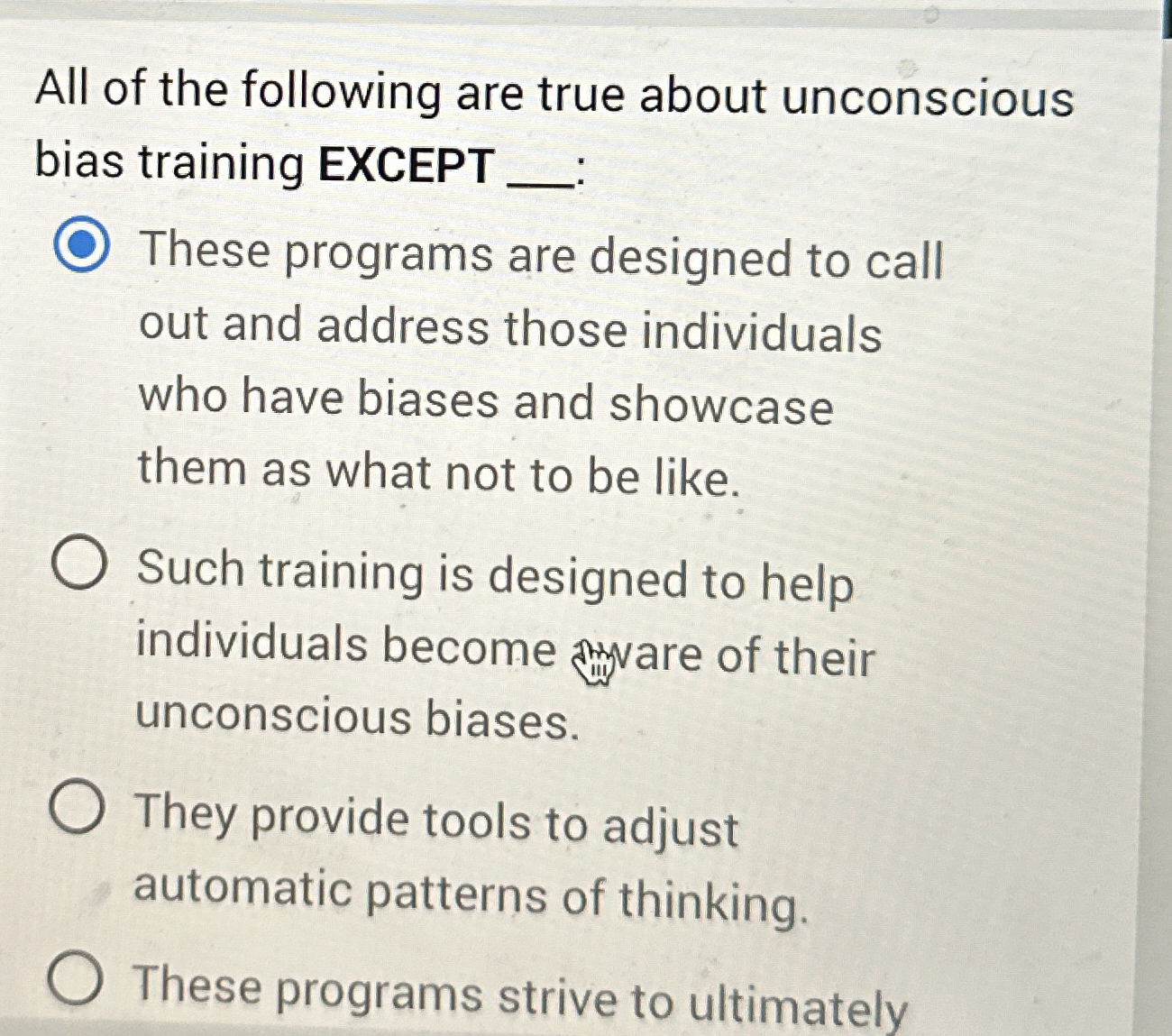 All of the following are true about unconscious