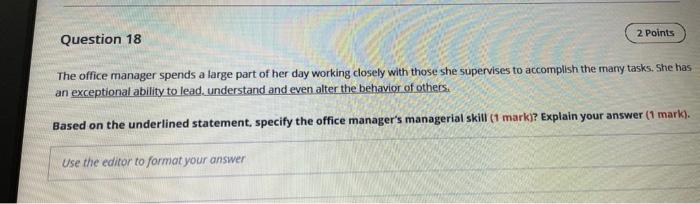 Question 17 2 Points The marketing team at XYZ