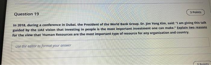 Question 17 2 Points The marketing team at XYZ