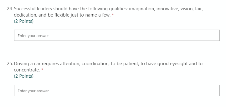 24. Successful leaders should have the following