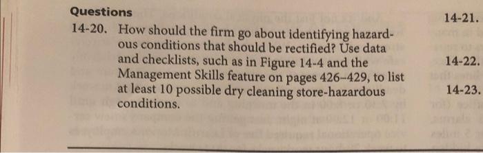 Please answer question 14-20 thoroughly,