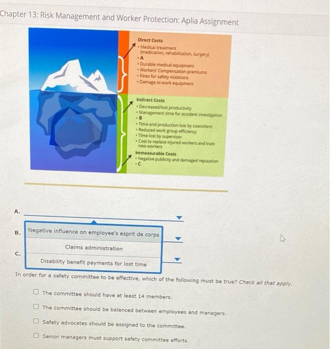 Chapter 13: Risk Management and Worker