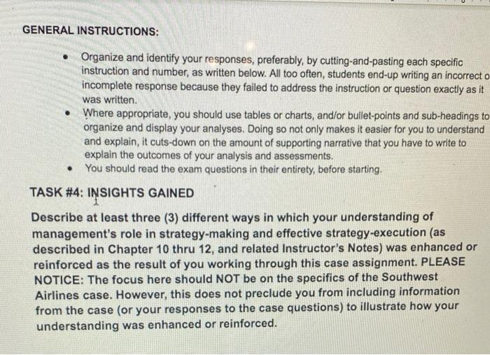 answer all completely GENERAL INSTRUCTIONS: .