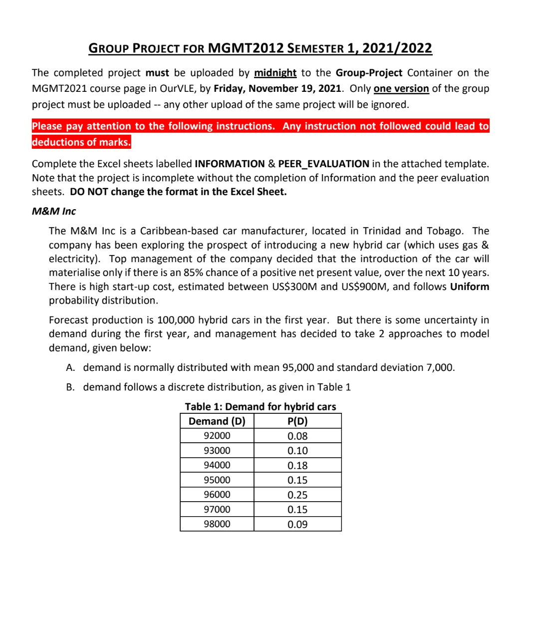 please complete in excel and send answer to my