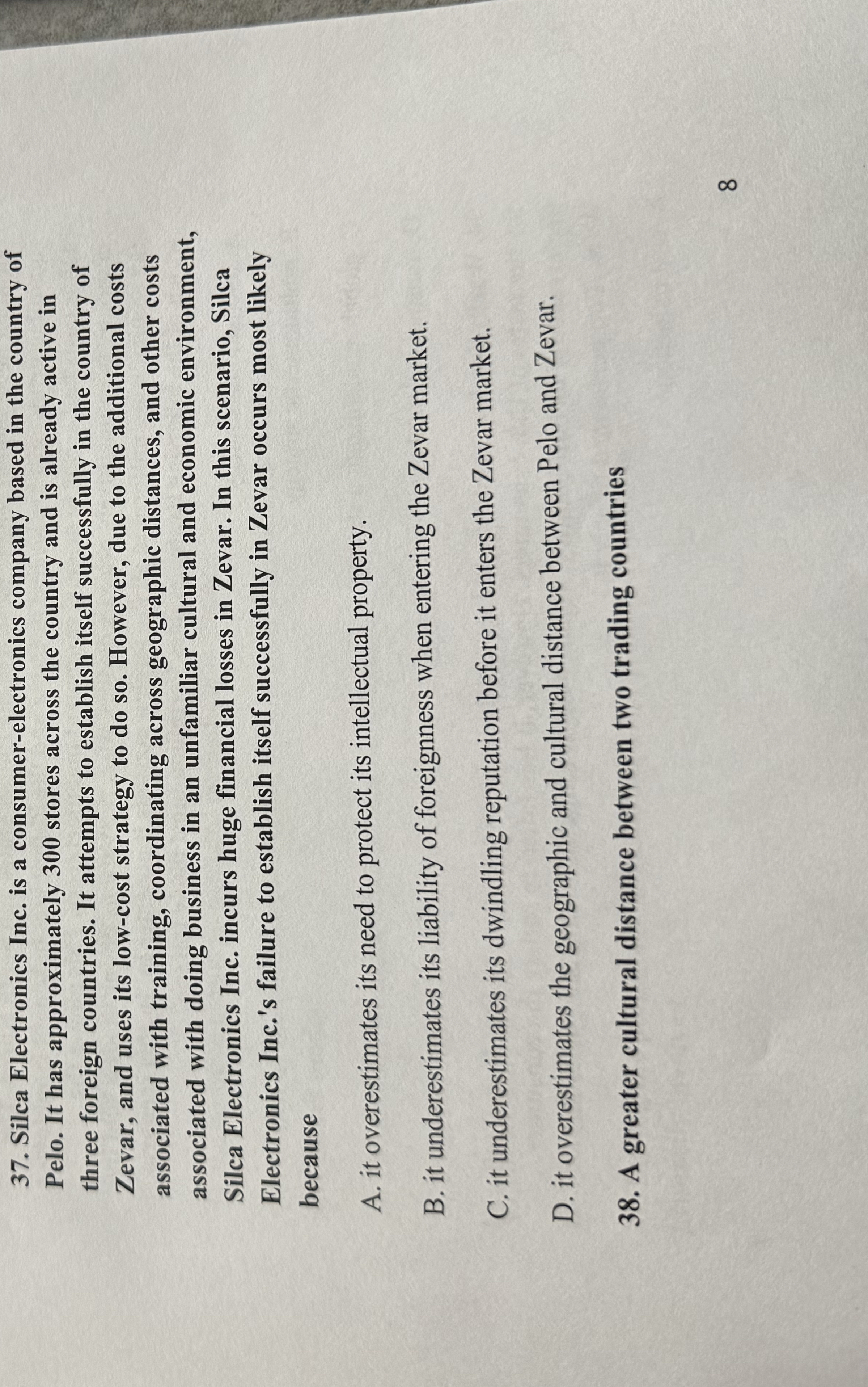 Silca Electronics Inc. is a consumer -