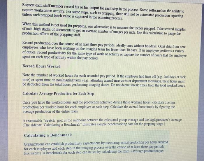 When to Scan Throughout this article the terms