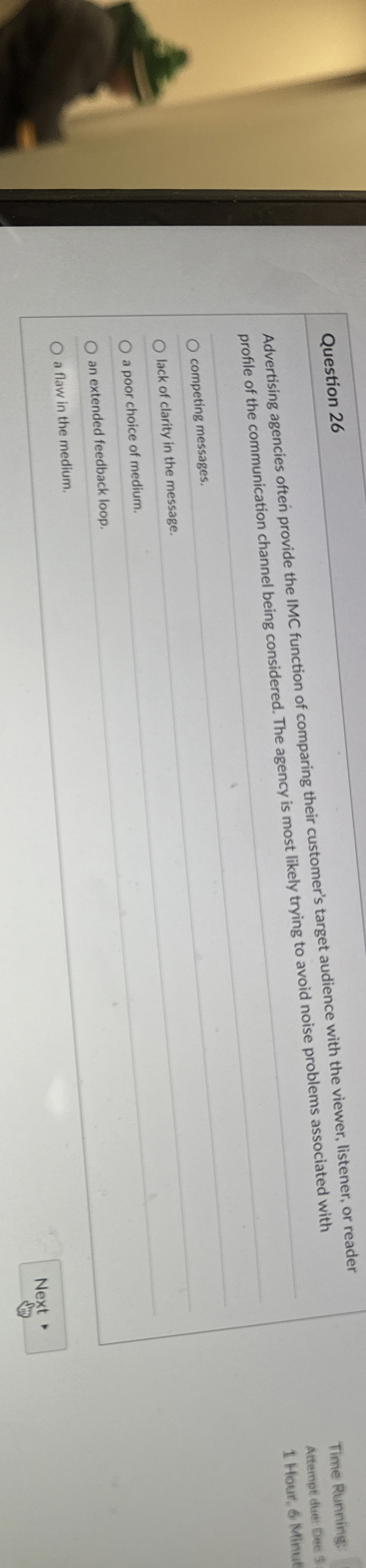 Question 2 6 Advertising agencies often provide