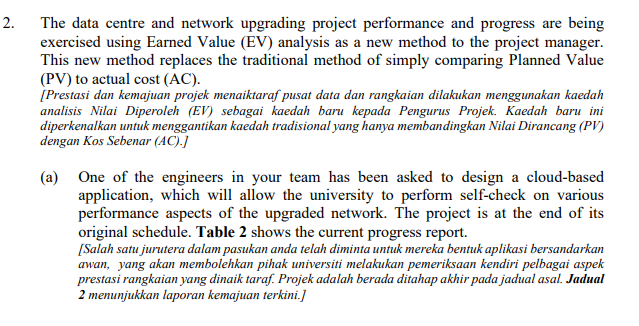 2. The data centre and network upgrading project