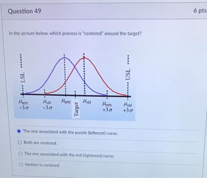 6 pts Question 47 When a process has a capability
