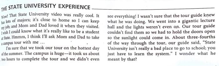 what is the main problem and what are your