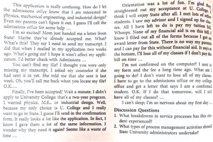 what is the main problem and what are your