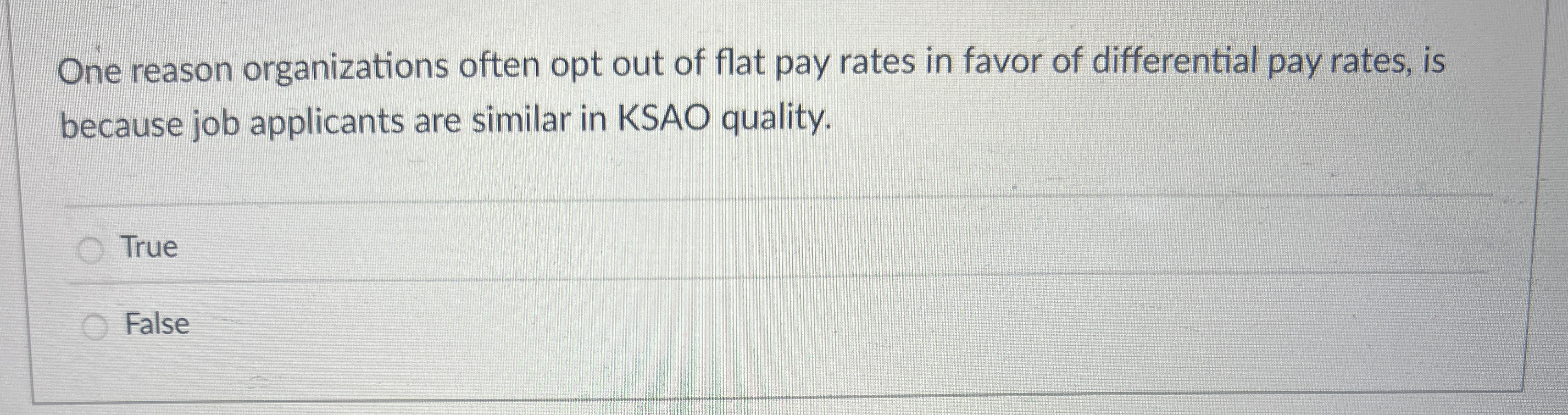 One reason organizations often opt out of flat