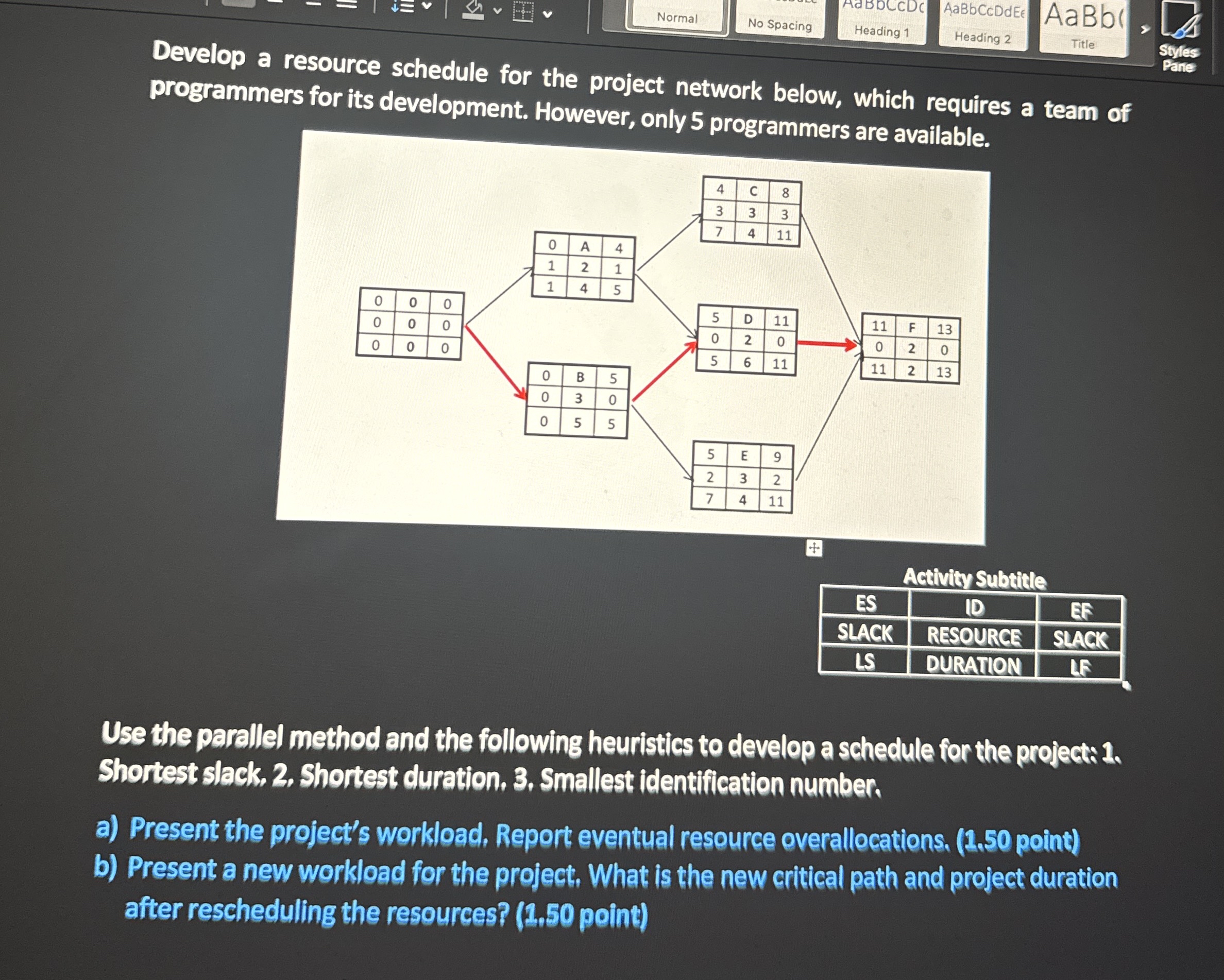 Normal No Spacing Heading AaBbCcDdE AaBbs Title