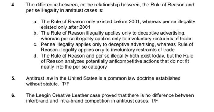 4. The difference between, or the relationship