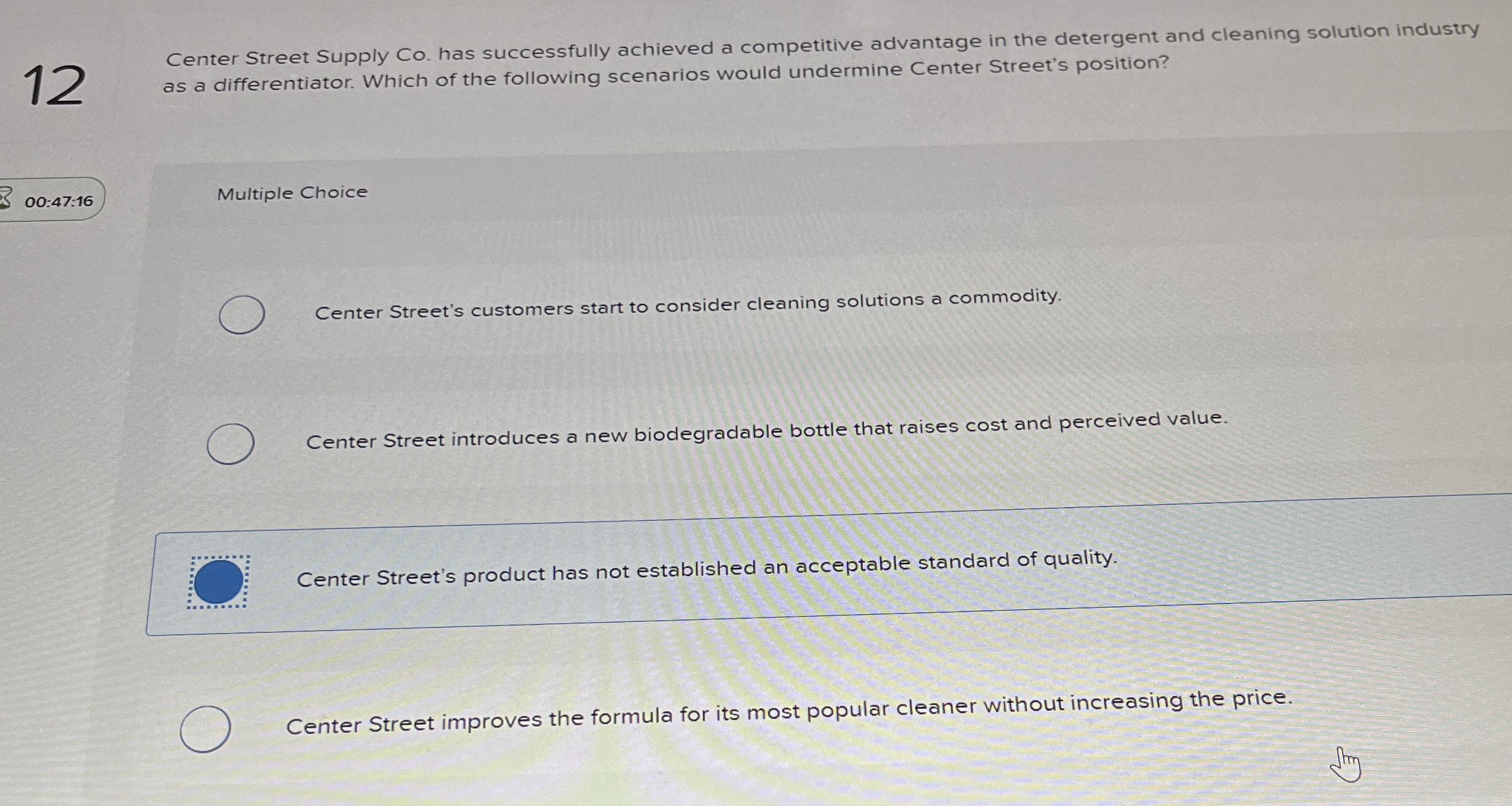 1 2 Center Street Supply Co . has successfully