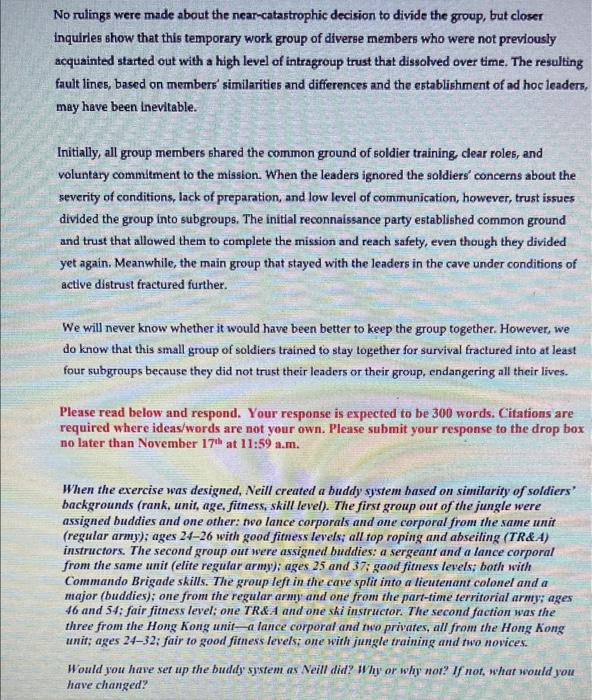 it is a case study which is due by 12am tonight.