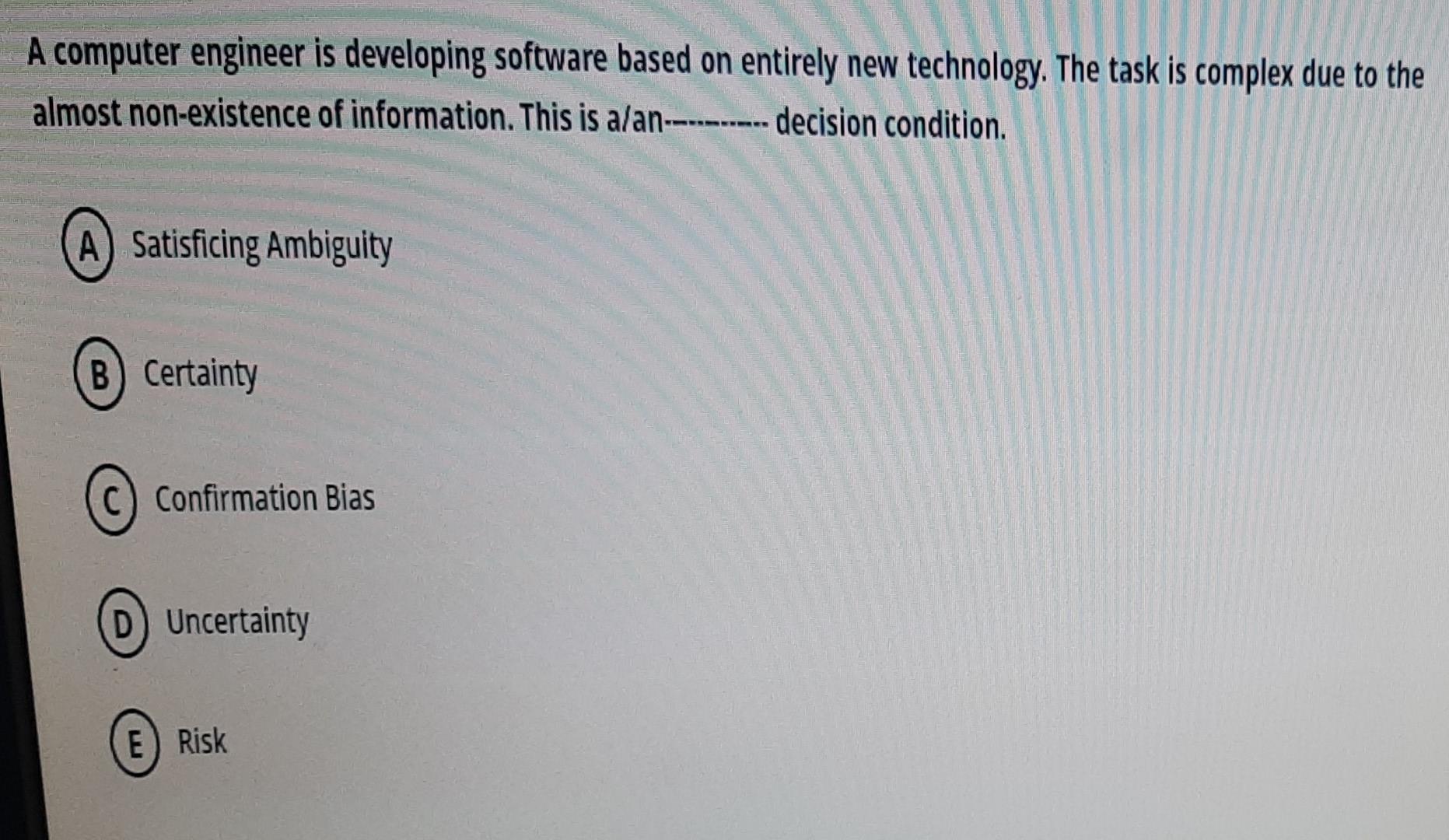 q1 A computer engineer is developing software