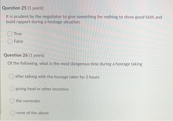 Question 25 (1 point) It is prudent by the