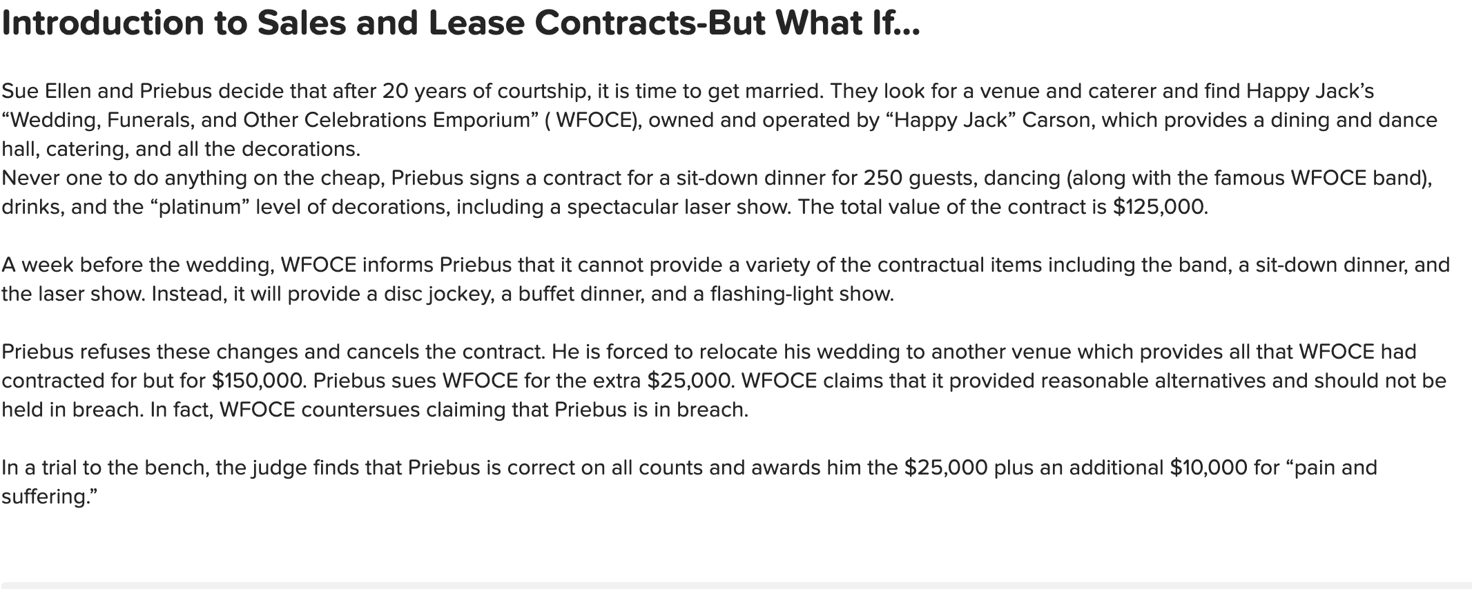 Introduction to Sales and Lease Contracts-But