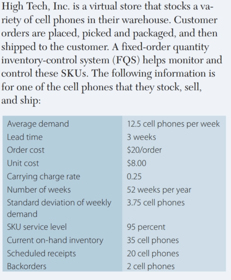 a High Tech, Inc. is a virtual store that stocks