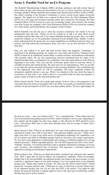 please read and answer the quistions Scene 1: