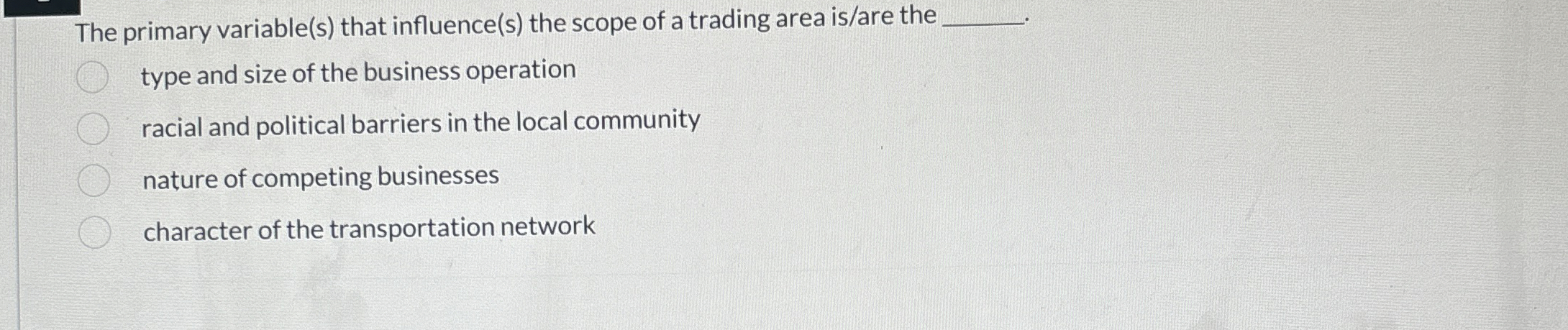 The primary variable ( s ) that influence ( s )