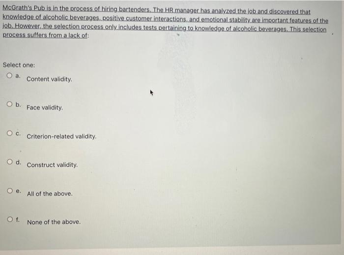 McGrath's Pub is in the process of hiring