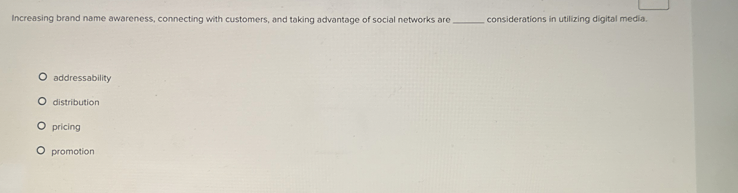 Increasing brand name awareness, connecting with