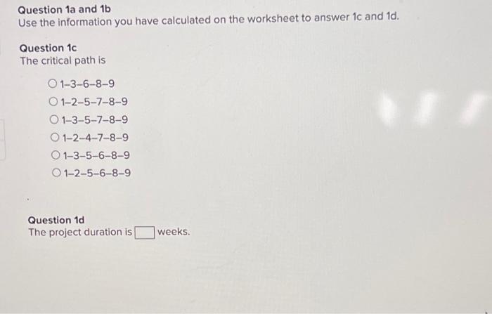 Chapter 17 - Project Management/Network Analysis