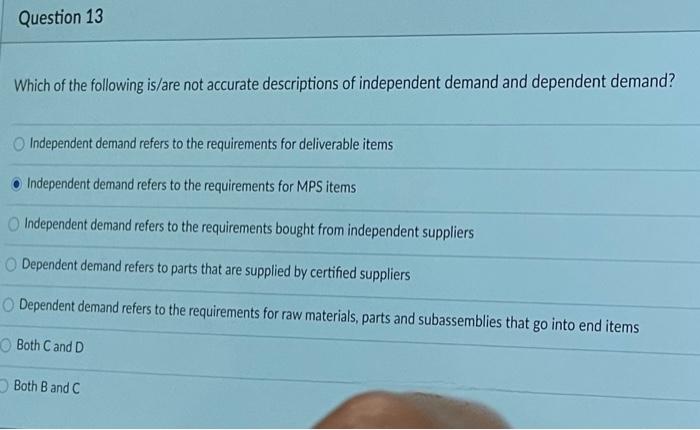 2 pts Question 15 Which of the following is/are