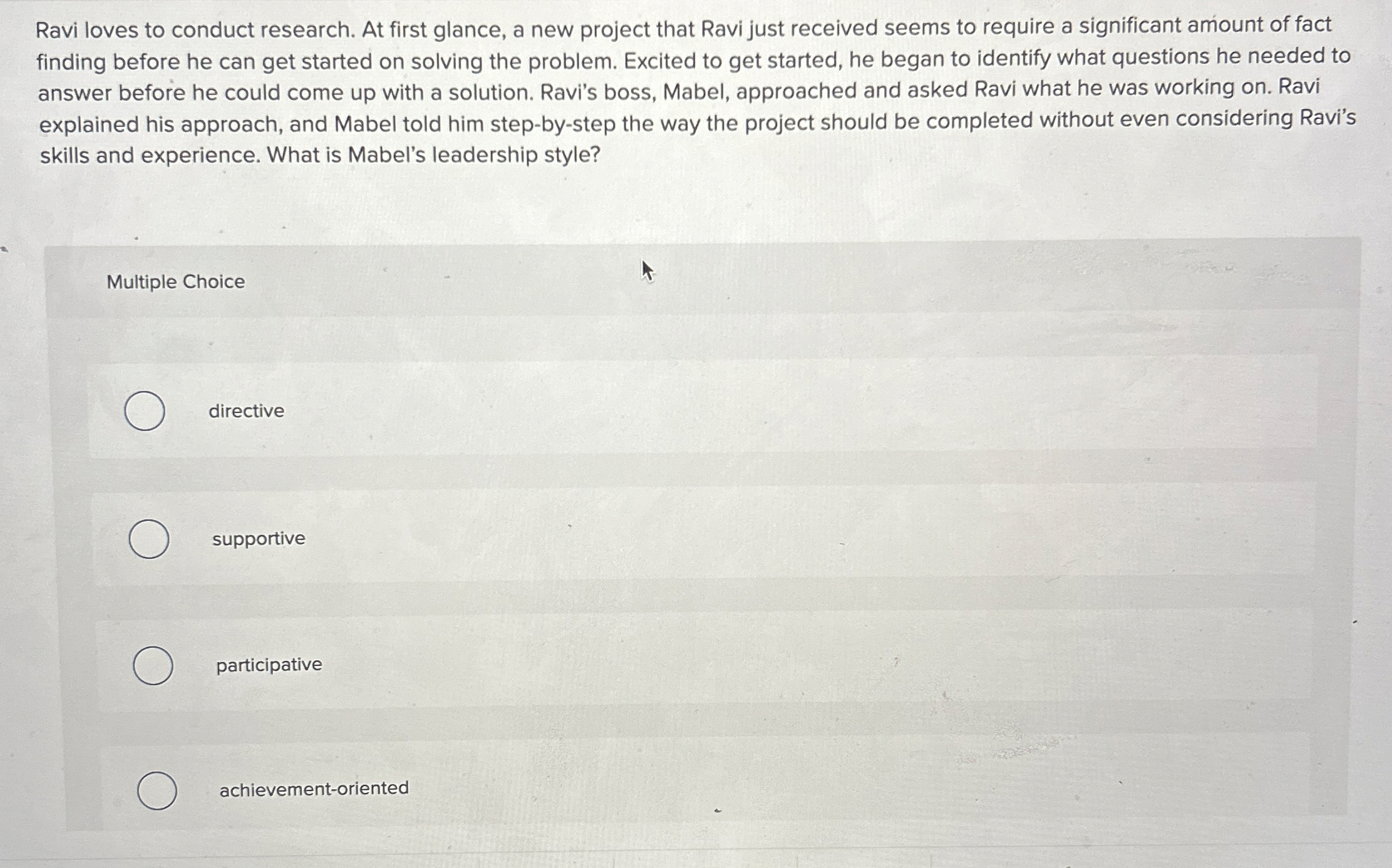 Ravi loves to conduct research. At first glance,