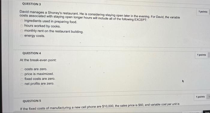 QUESTION 1 1 points measures consumers'