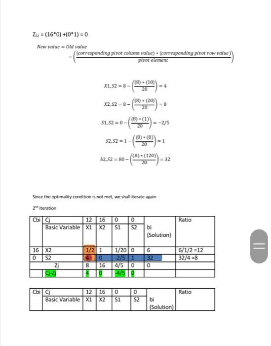 please use simplex tableu method not big m and