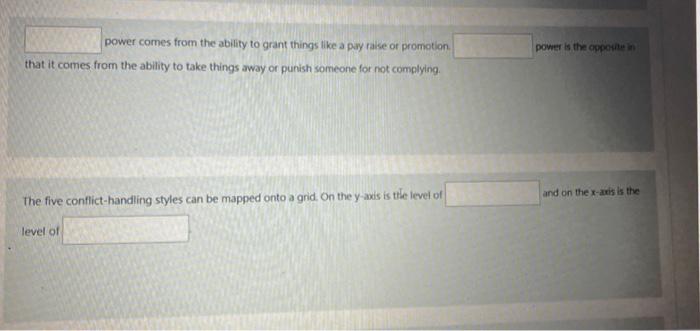 power comes from the ability to grant things like