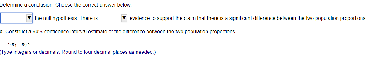 Let n = 100, X1 = 40, n2 = 100, and X2 = 20.