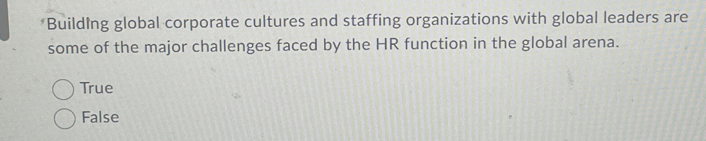 Building global corporate cultures and staffing