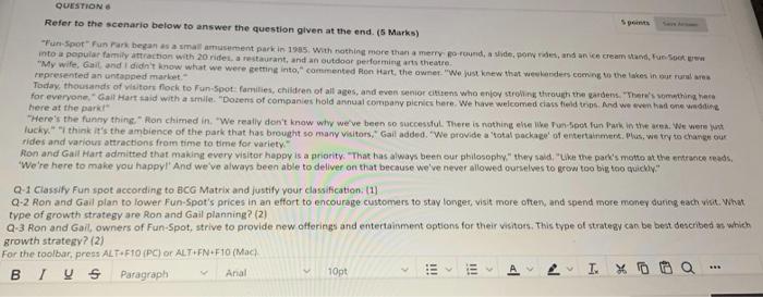 QUESTION Refer to the scenario below to answer