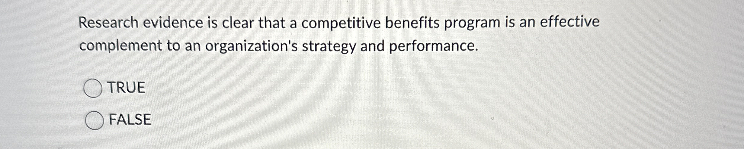 Research evidence is clear that a competitive