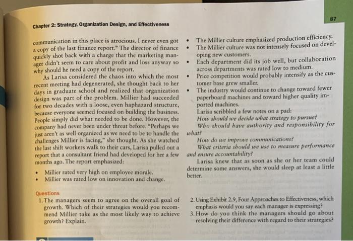 Using Four Approaches to Effectiveness Values,