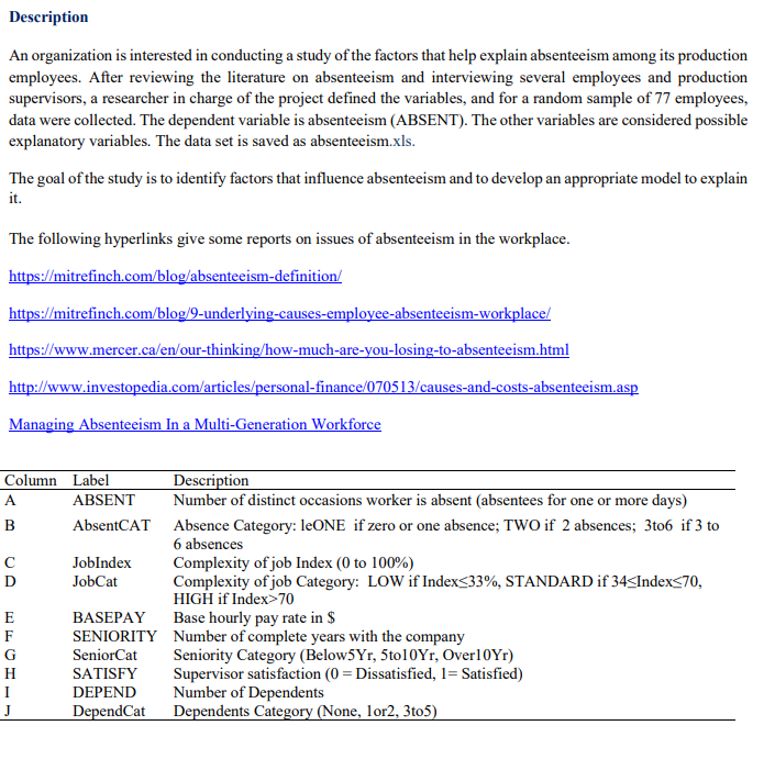 Develop and discuss in the context of the problem