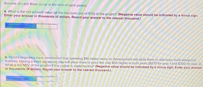 Need help. Perot Corporation is developing a new