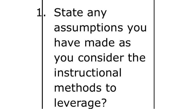 ans this que using this case RUNNING CASE STUDY: