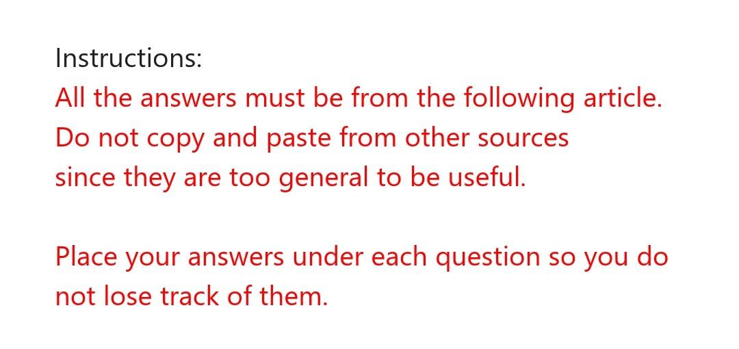 THE ARTICLE: 4. Methodology The regression model
