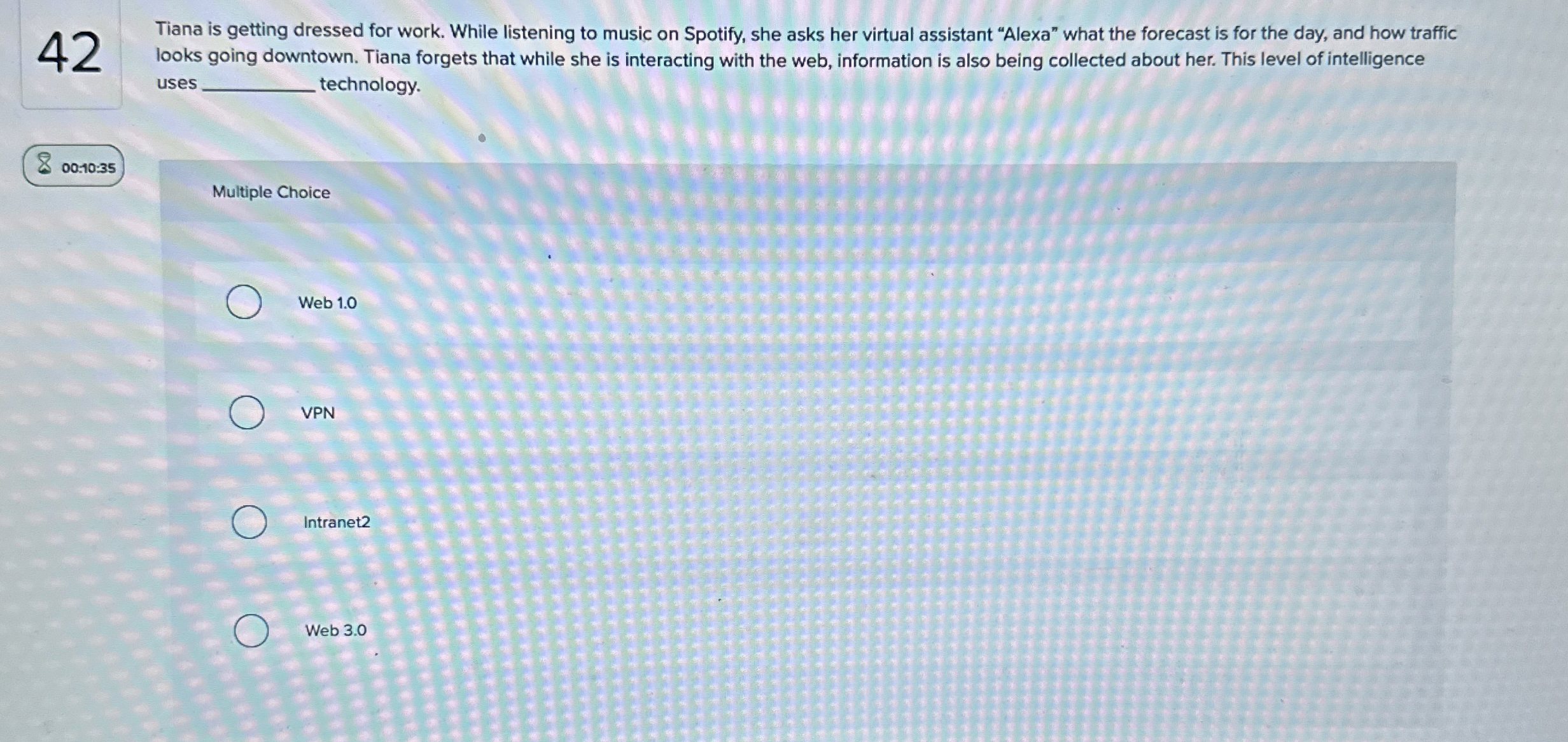 4 2 Tiana is getting dressed for work. While