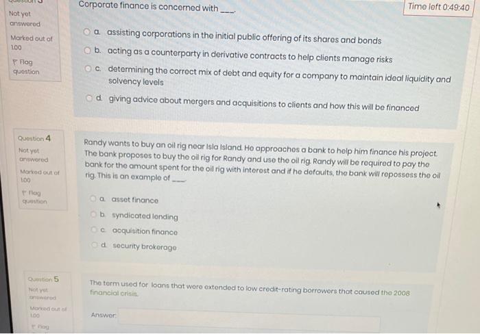 I need an answer in 30 mins please help me 3-5