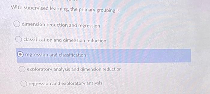is a dimension-reduction method that can be used