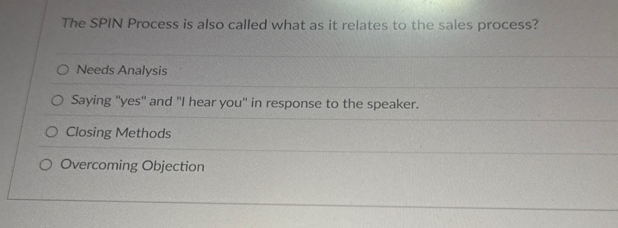 The SPIN Process is also called what as it