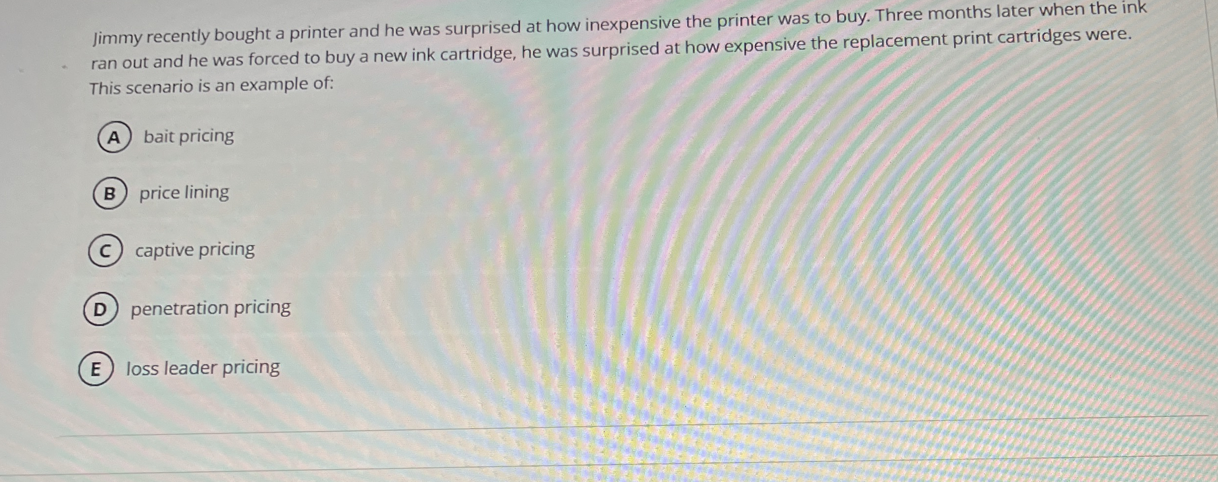 Jimmy recently bought a printer and he was