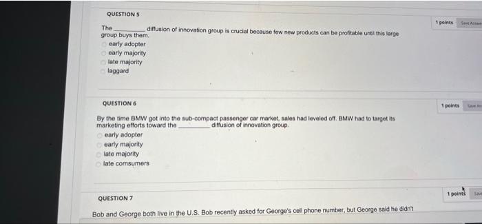 QUESTION 1 1 poin Successful first movers create